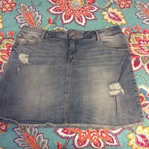 Nwt Maurices jean skirt